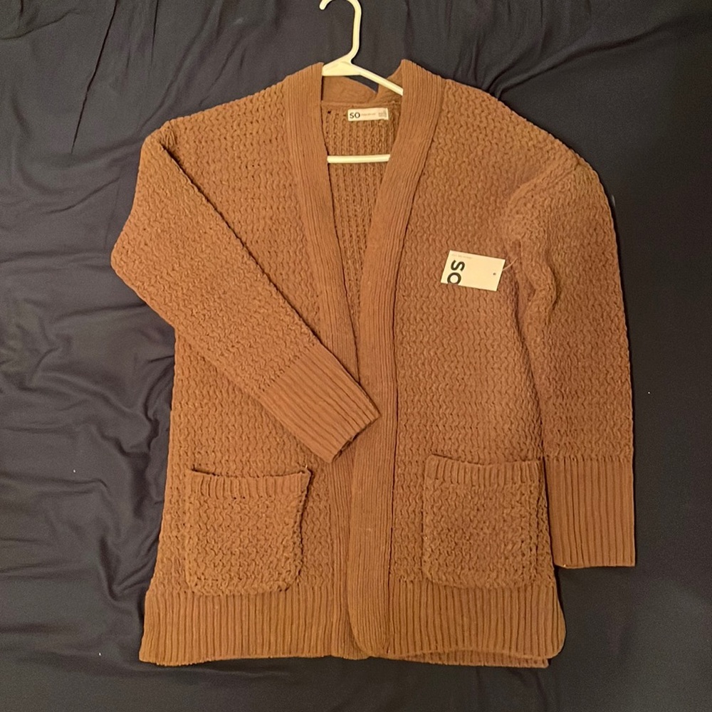 New Brown Cardigan sweater